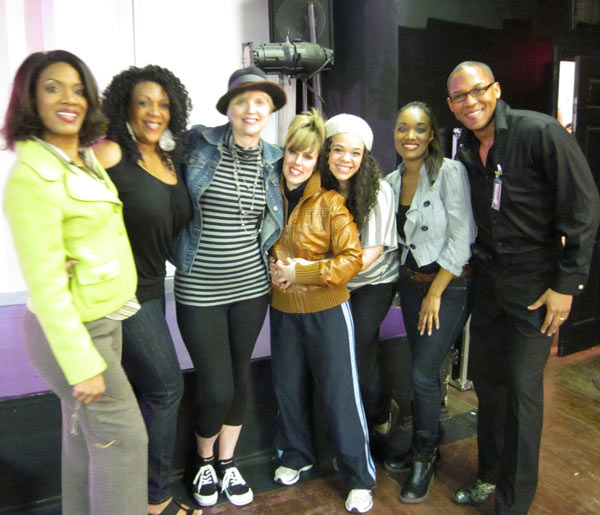DeAlan Wilson with Cast of Off-Broadway show, 