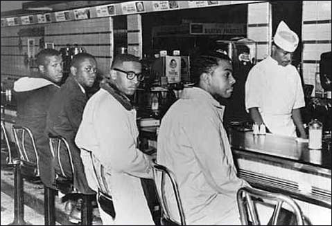 Greensboro sit-in to desegregate Woolworth's